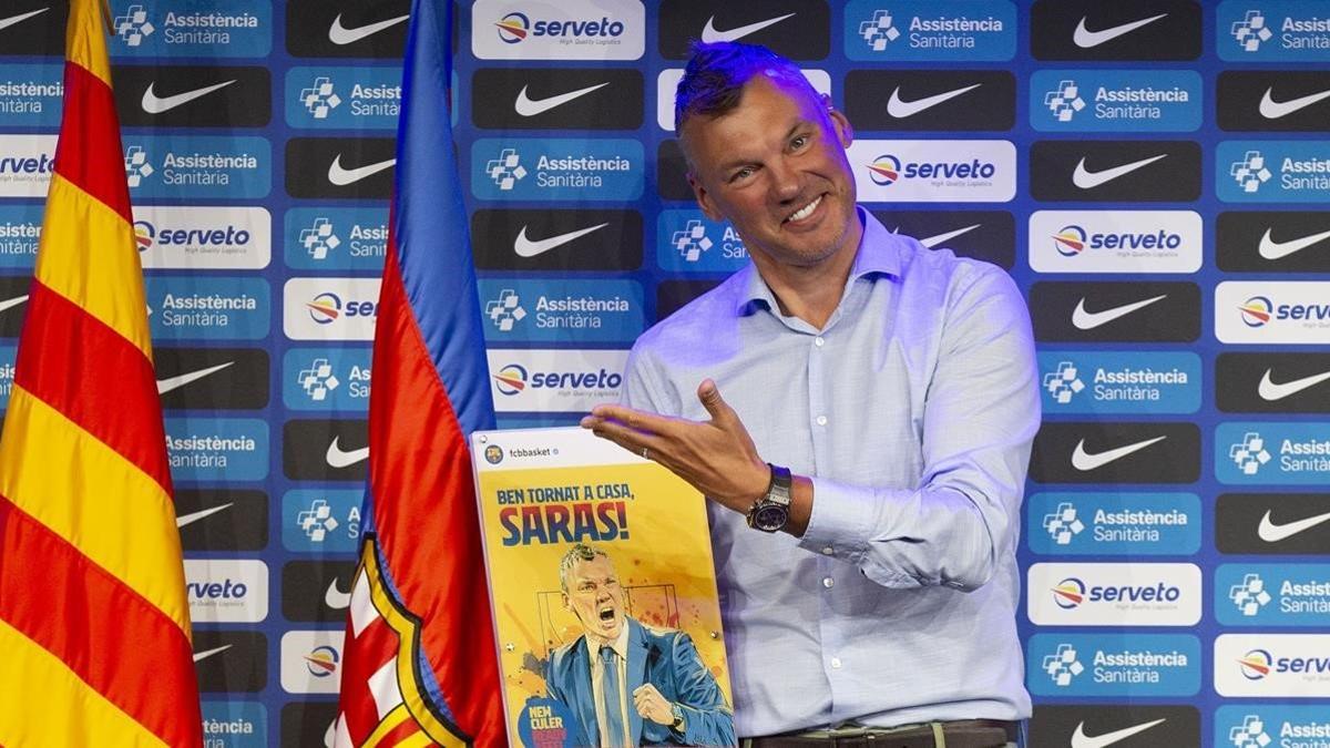 Sarunas Jasikevicius , nuevo entrenador del FC Barcelona
