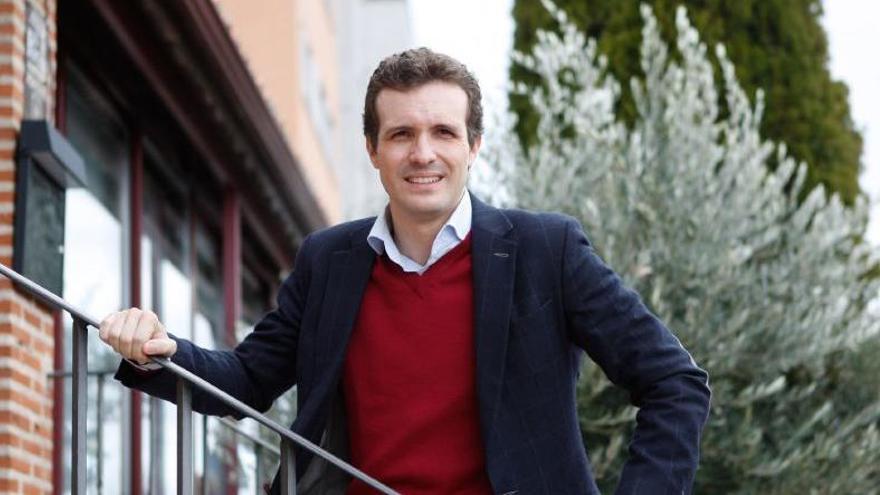 Pablo Casado, hoy en Ávila