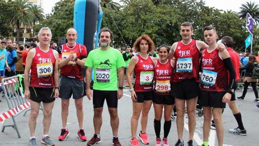 Equipo de la EAD, en la Coruña21. // Bernabé/Federico G. Insaurralde