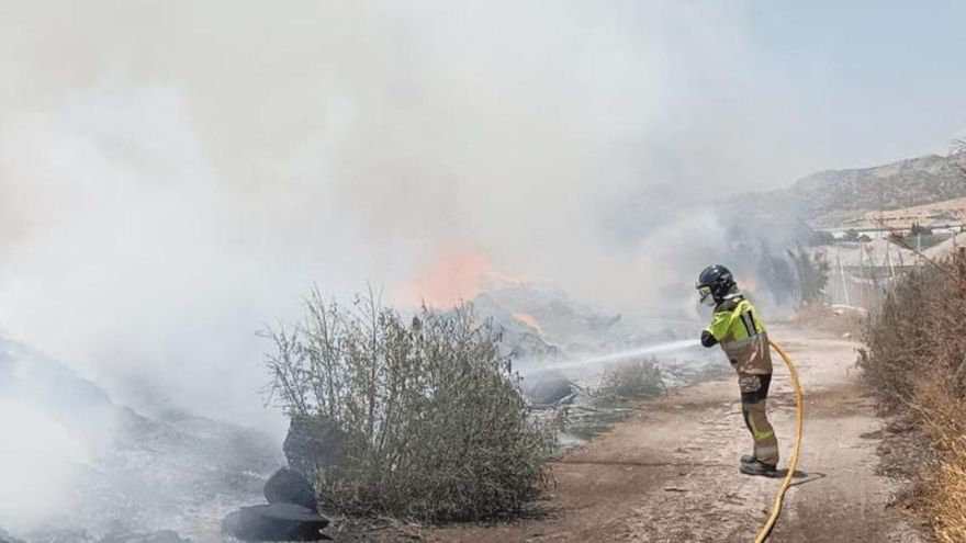 Bajo control un incendio declarado en Totana
