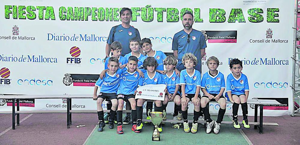 SUBCAMPEÓN FÚTBOL SALA: Ses Salines. Prebenjamín Liga B