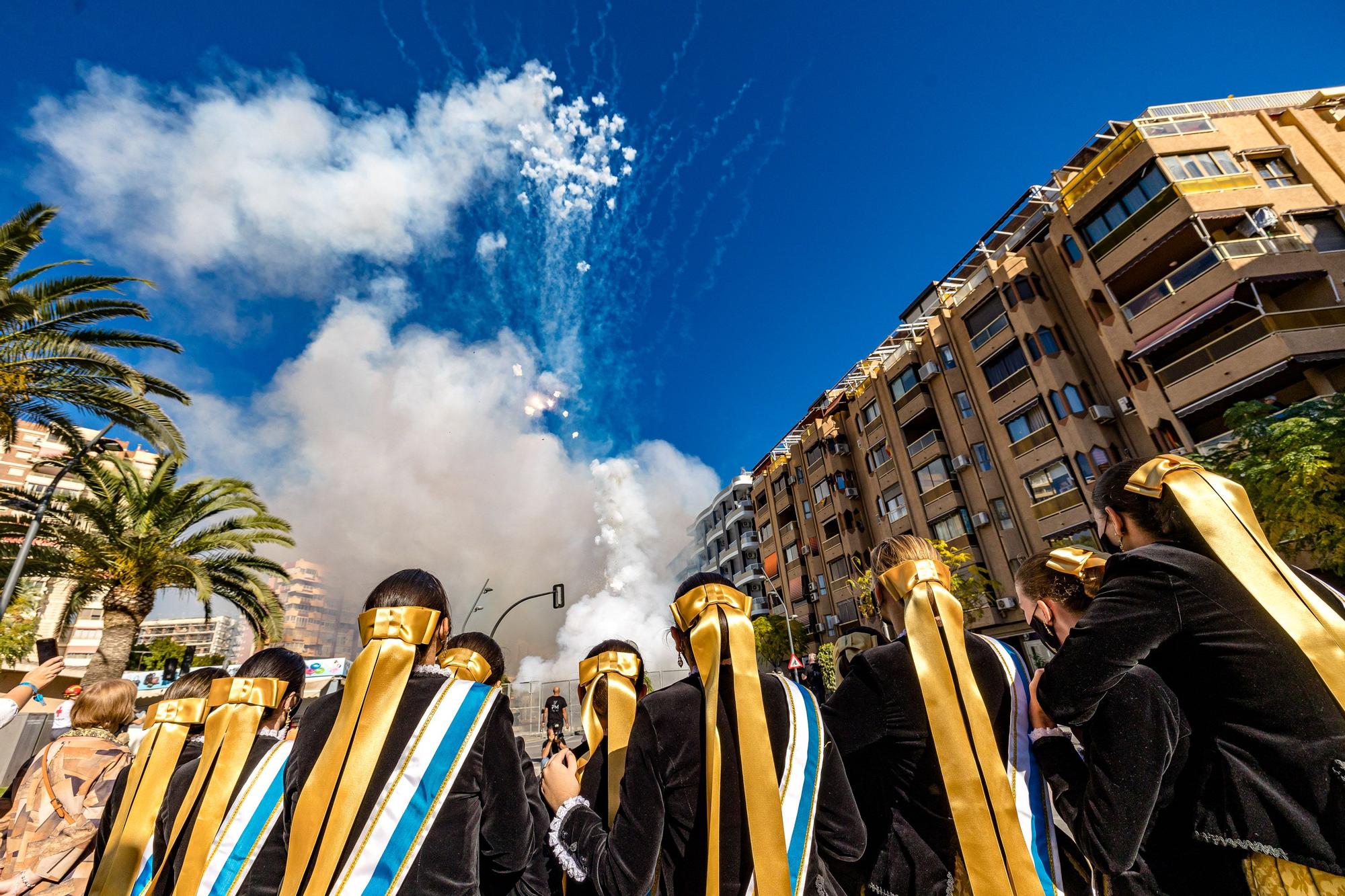 Mascletà en las Fiestas Patronales de Benidorm