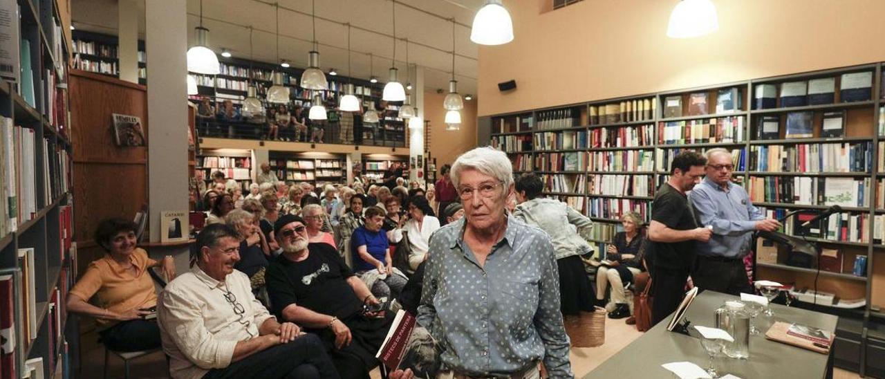 Antonina Canyelles, en la presentación de su libro en Quars.