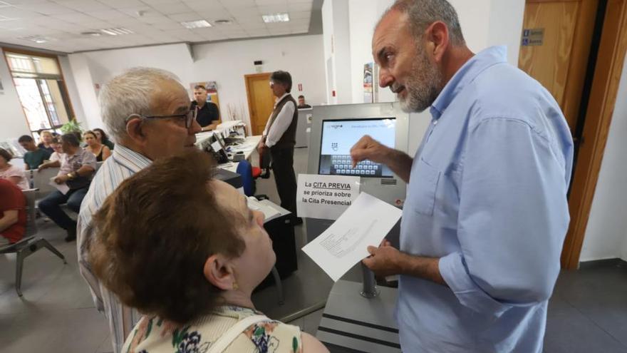 Una imagen del Servicio de Atención Ciudadana, hoy.