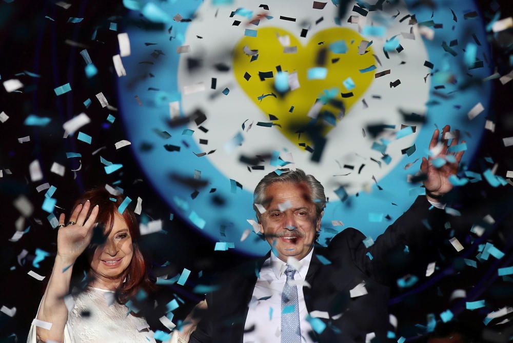 Argentina's President Alberto Fernandez and Vice ...