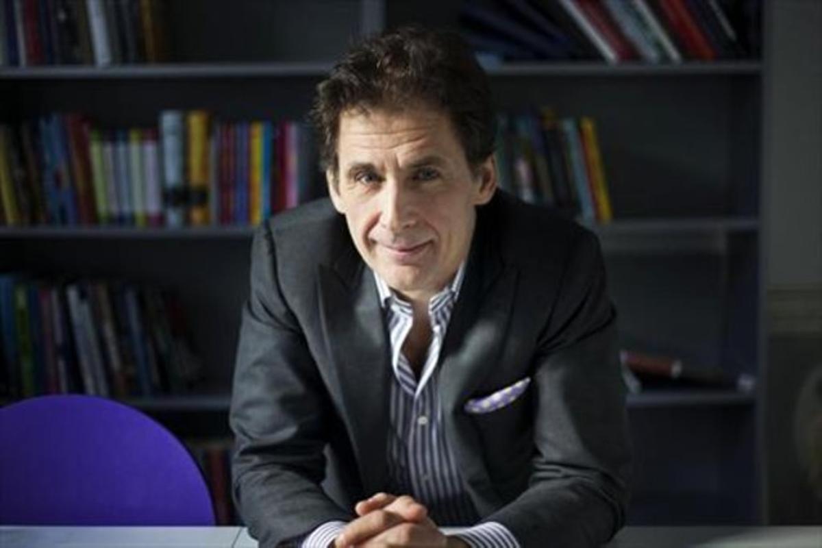 David Lagercrantz, en la presentació del llibre a Estocolm.