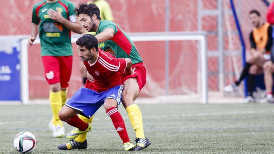 El Benigànim jugando en Borriol.