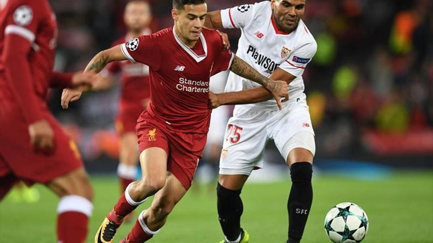 El Sevilla sale vivo de Anfield