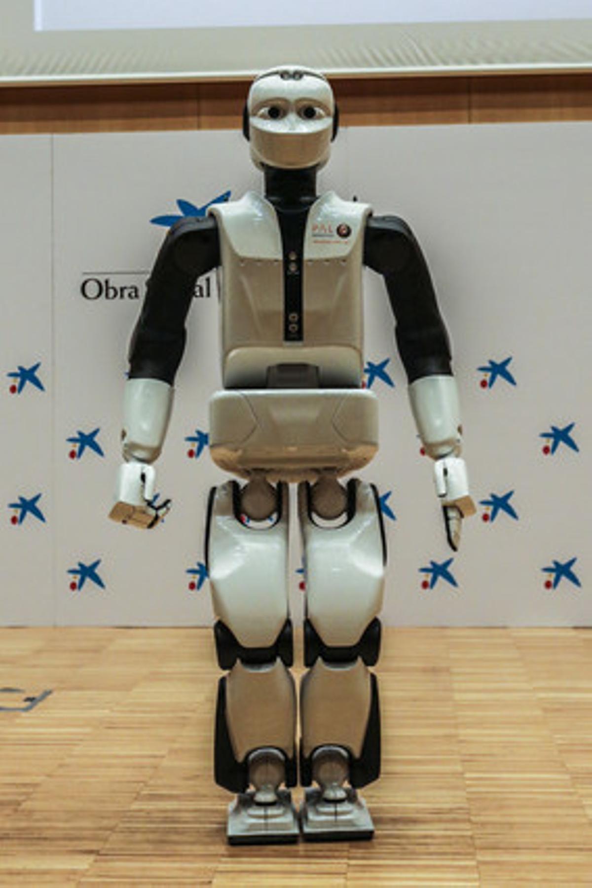 Presentació del robot REEM-C a CosmoCaixa, aquest dijous.