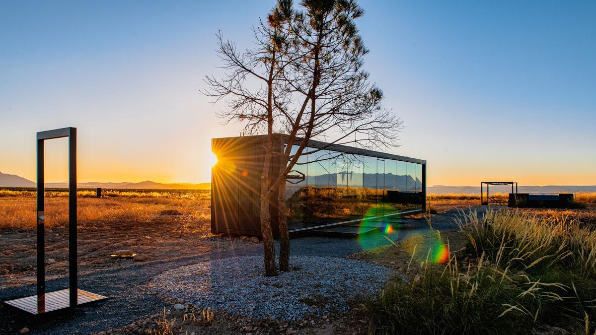 Un hotel-cápsula ecológico, también conocido como 'podtel', situado en Sierra Nevada (Granada).