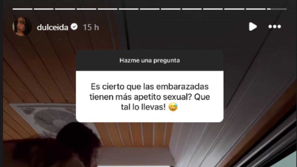 Dulceida habla sobre el apetito sexual en el embarazo