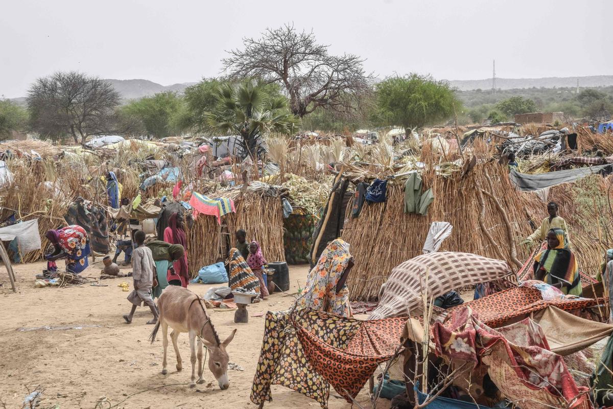 Éxodo de refugiados sudaneses hacia El Chad