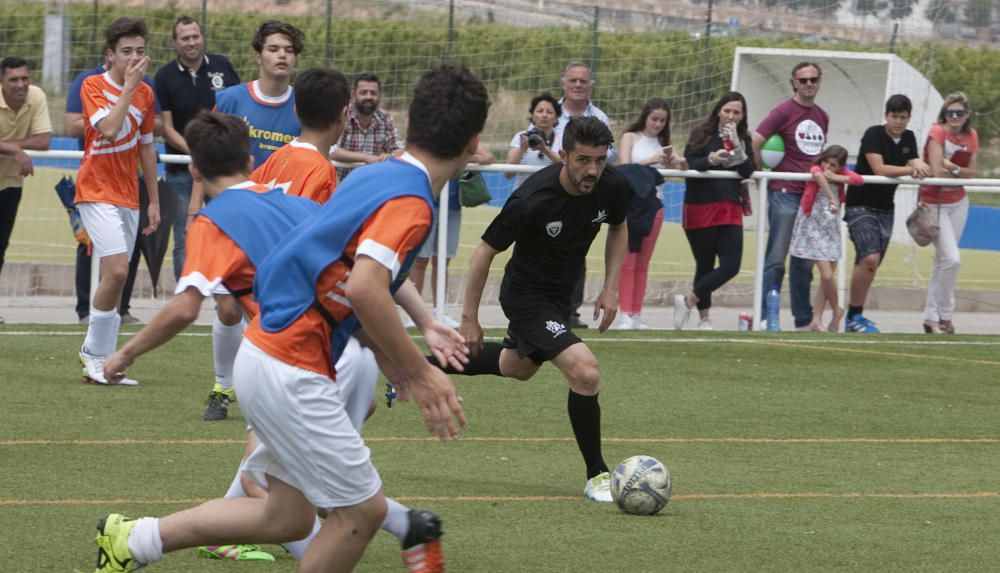 Inauguración de la escuela de fútbol de David Villa