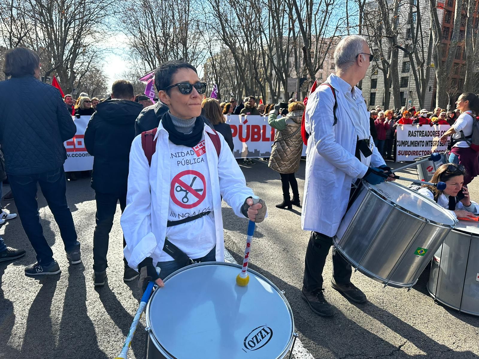 Marcha en defensa de la sanidad pública