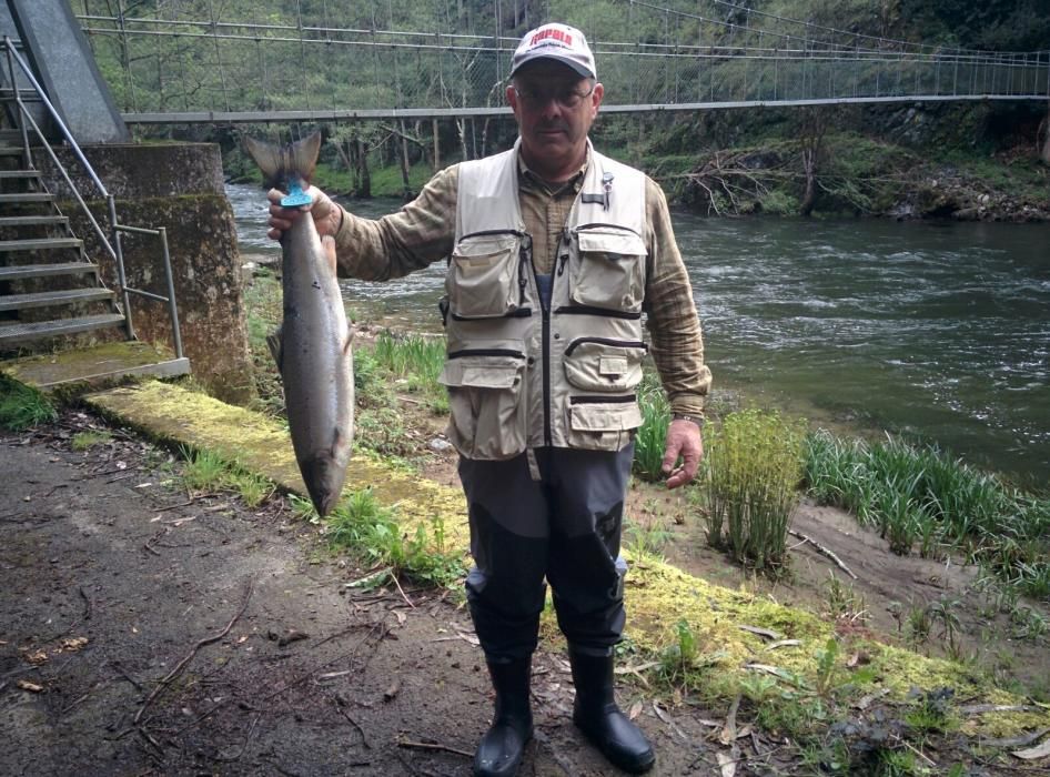 Primer día de la temporada de pesca del salmón. Campanu 2016