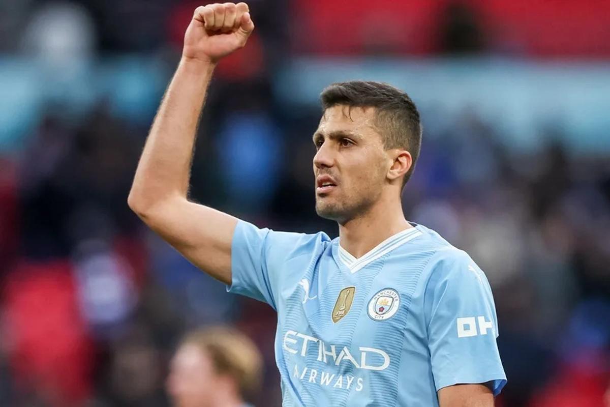 Rodri como jugador del Manchester City
