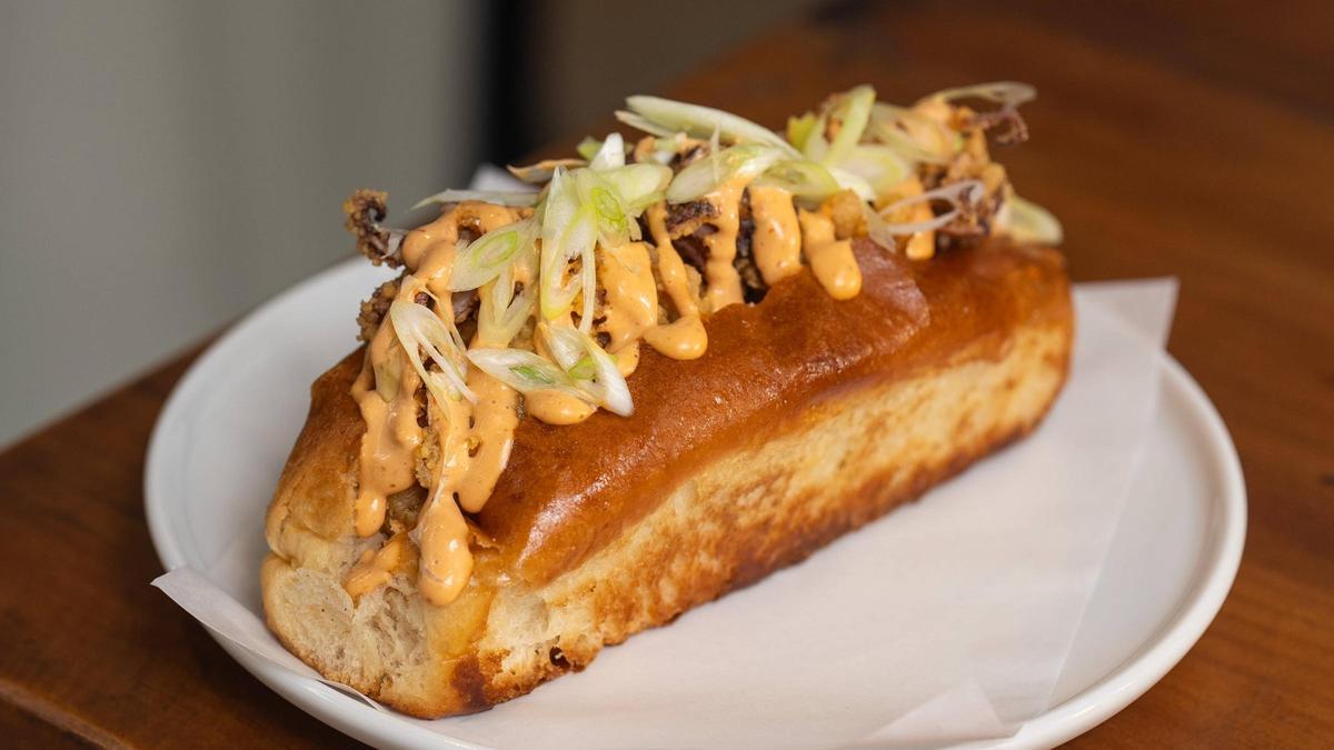 El bocadillo de calamares de Fish Bar.