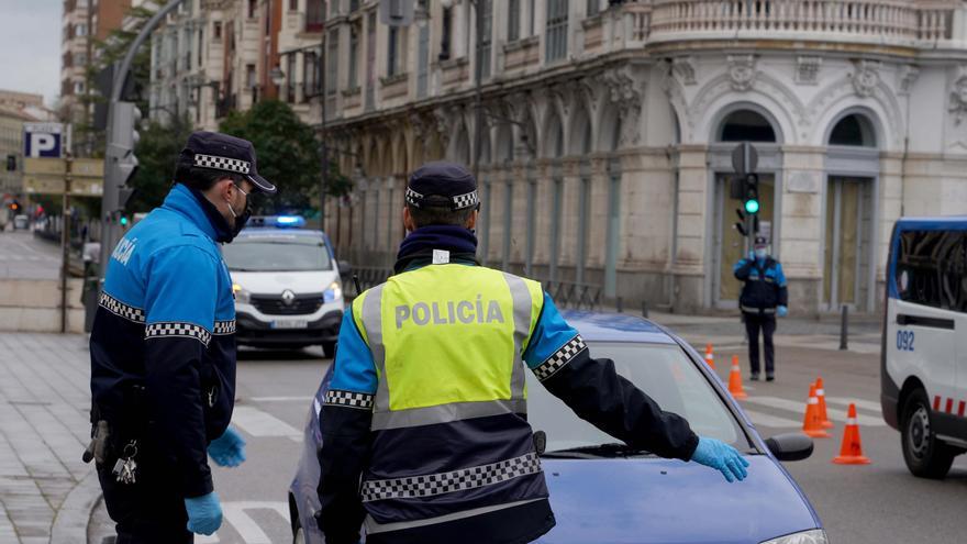 Atropellado por una furgoneta un policía local de Valladolid mientras regulaba el tráfico durante una tractorada