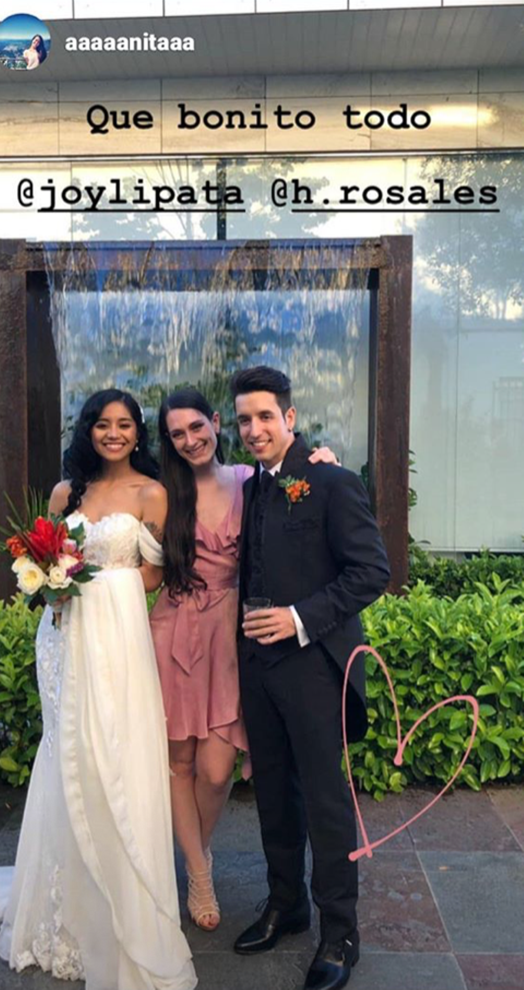 Boda de Hugo Rosales y Joy Lipata