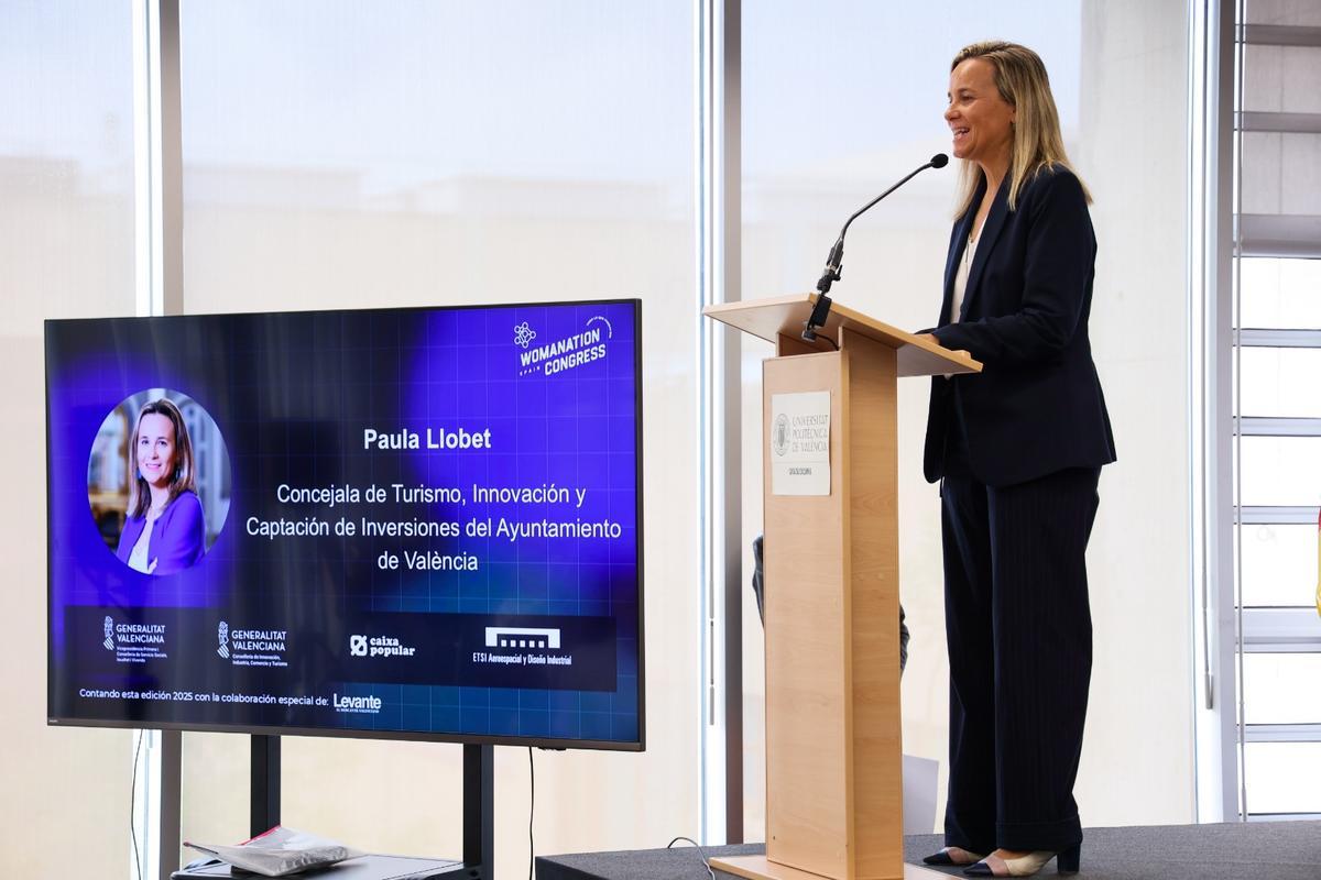 Paula Llobet, concejala de Turismo, Innovación y Captación de Inversiones del Ayuntamiento de València.