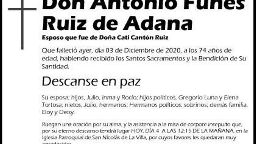 Antonio Funes Ruiz de Adana