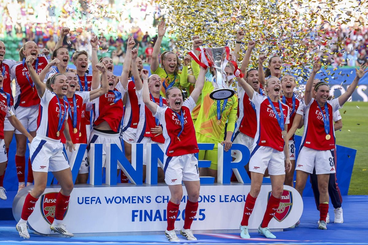 Les imatges de lArsenal - Barça de la final de la Champions femenina