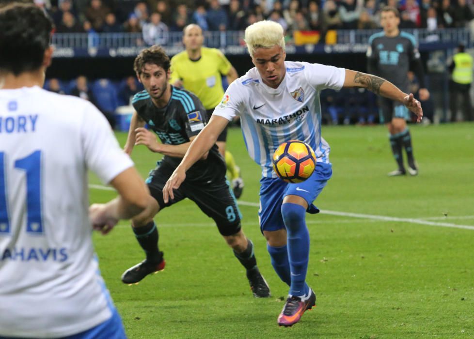 El conjunto del Gato Romero cae, de nuevo, ante el conjunto vasco en el debut del técnico uruguayo en La Rosaleda