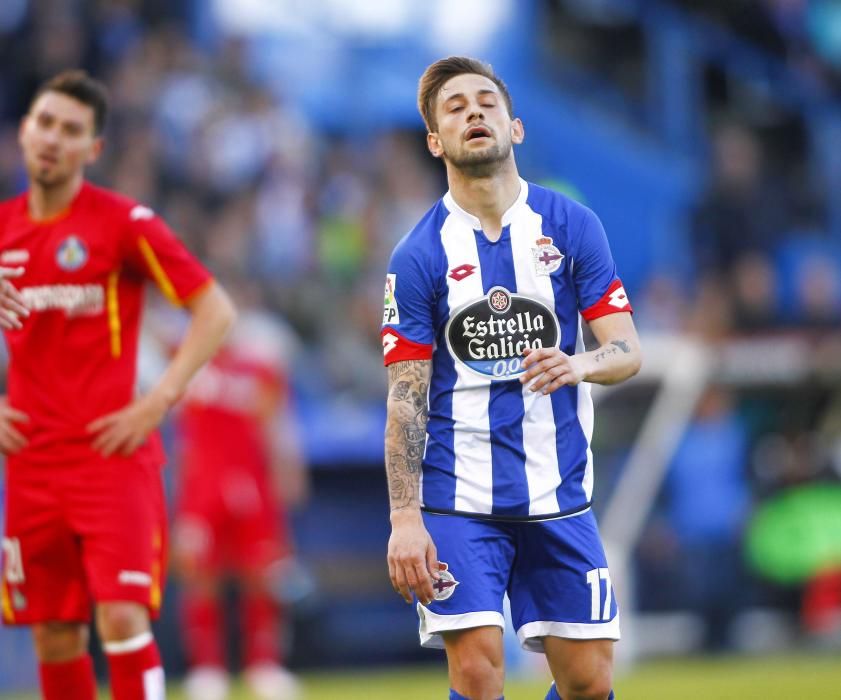 El Deportivo cae ante el Getafe