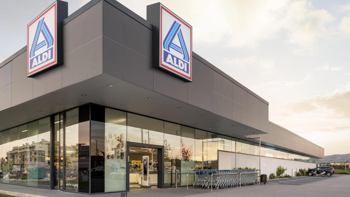 La nueva tienda de Aldi en el polígono San Luis.