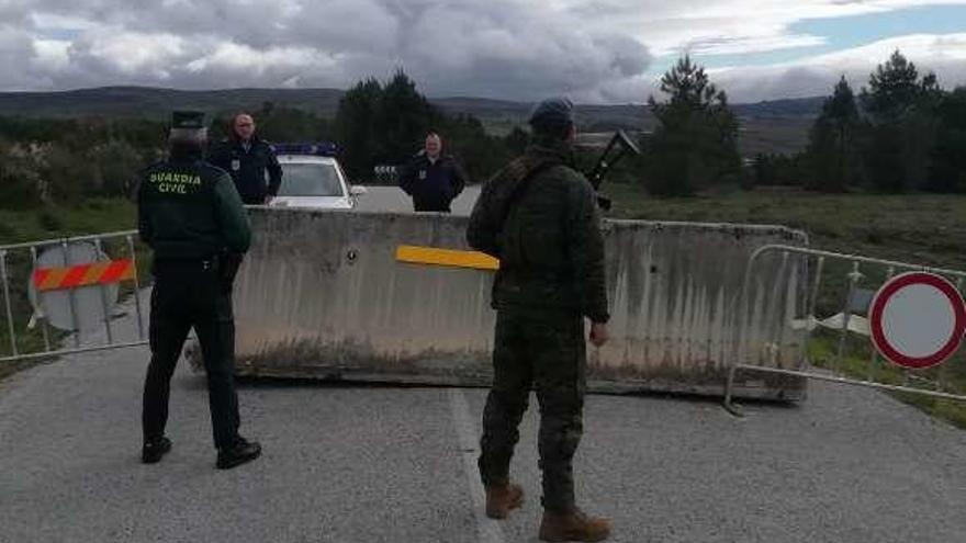 Guardia Civil, Ejército y GNR vigilan la frontera