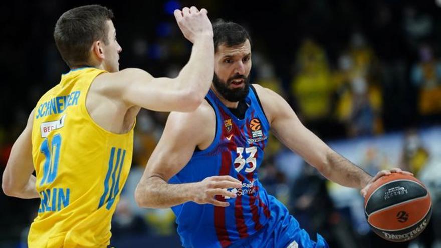 Mirotic, en una acción del partido ante el Alba Berlin.