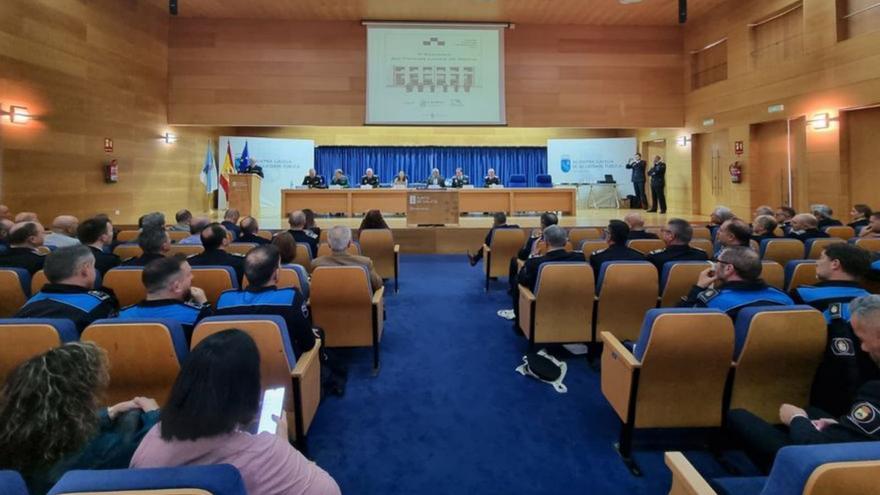 Imagen del acto celebrado ayer en la Agasp.