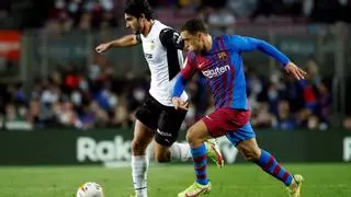 El marcaje de SUPER: Guedes, protagonista en el Barça-Valencia