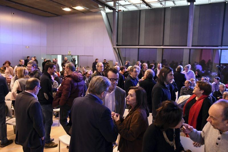 Acto de presentación de la campaña "Somos Zaragoza", del PSOE