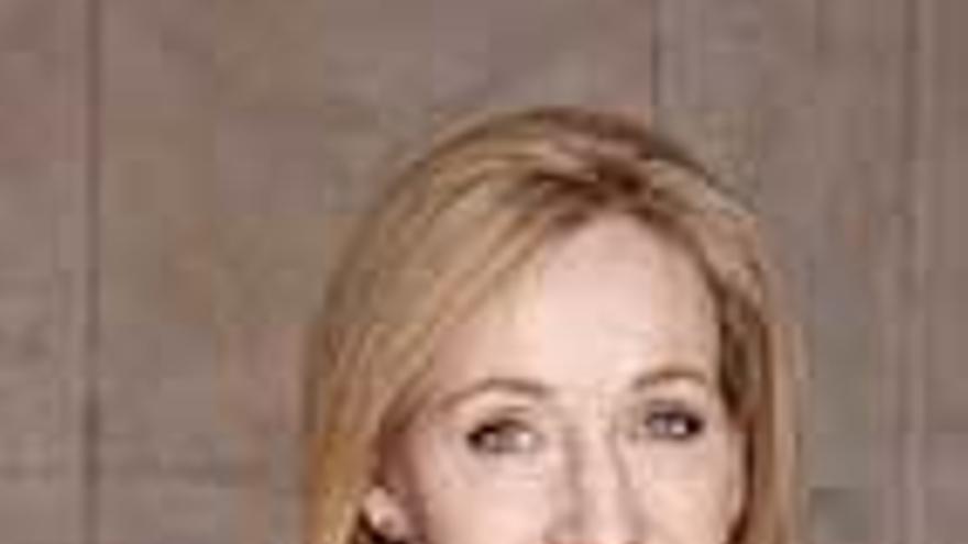 J. K. Rowling, en una imagen de su página web.