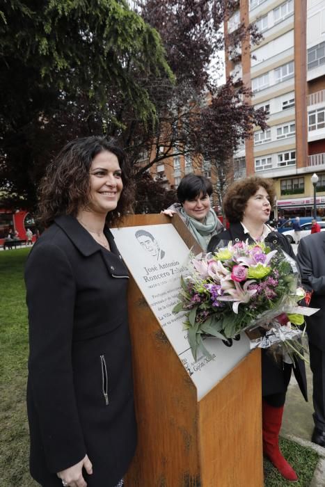 Inauguración del parque José Antonio Roncero en Gijón