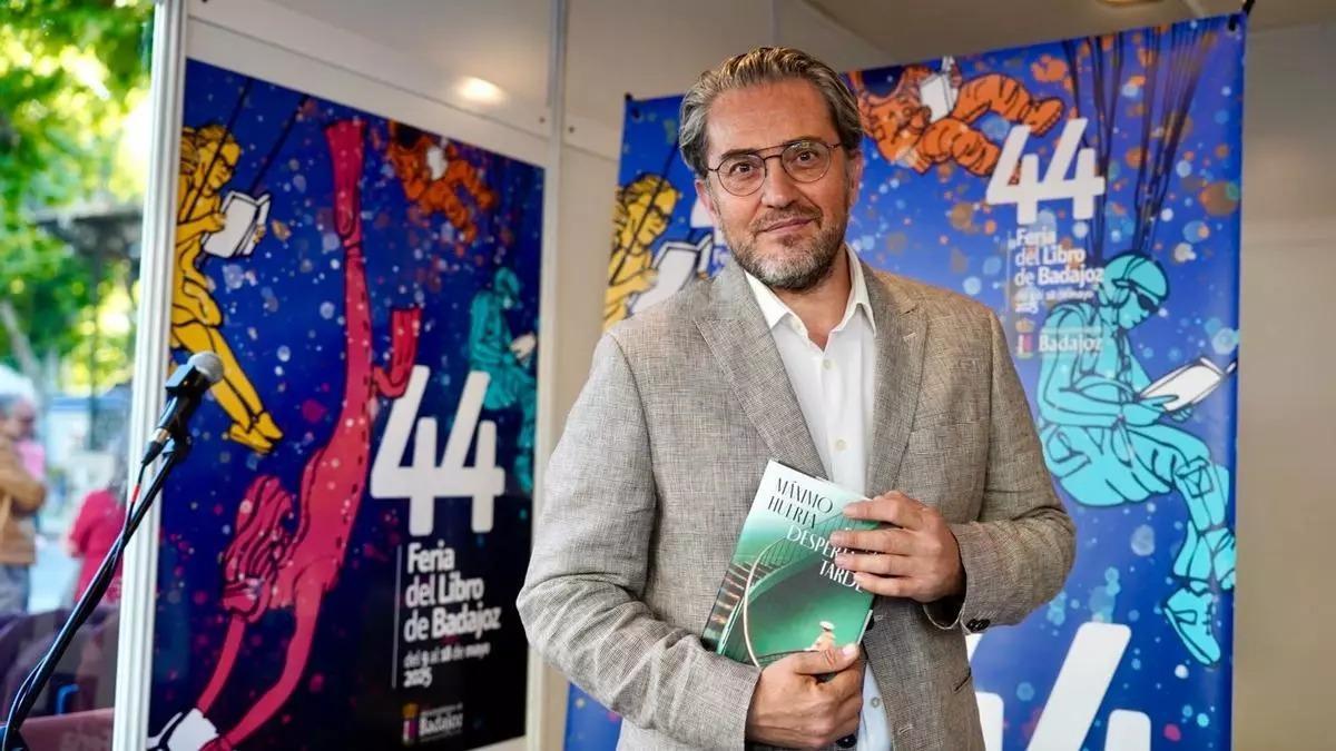 Máximo Huerta, en la Feria del Libro de Badajoz. Máximo Huerta, en la Feria del Libro de Badajoz.