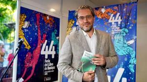 Máximo Huerta, en la Feria del Libro de Badajoz.