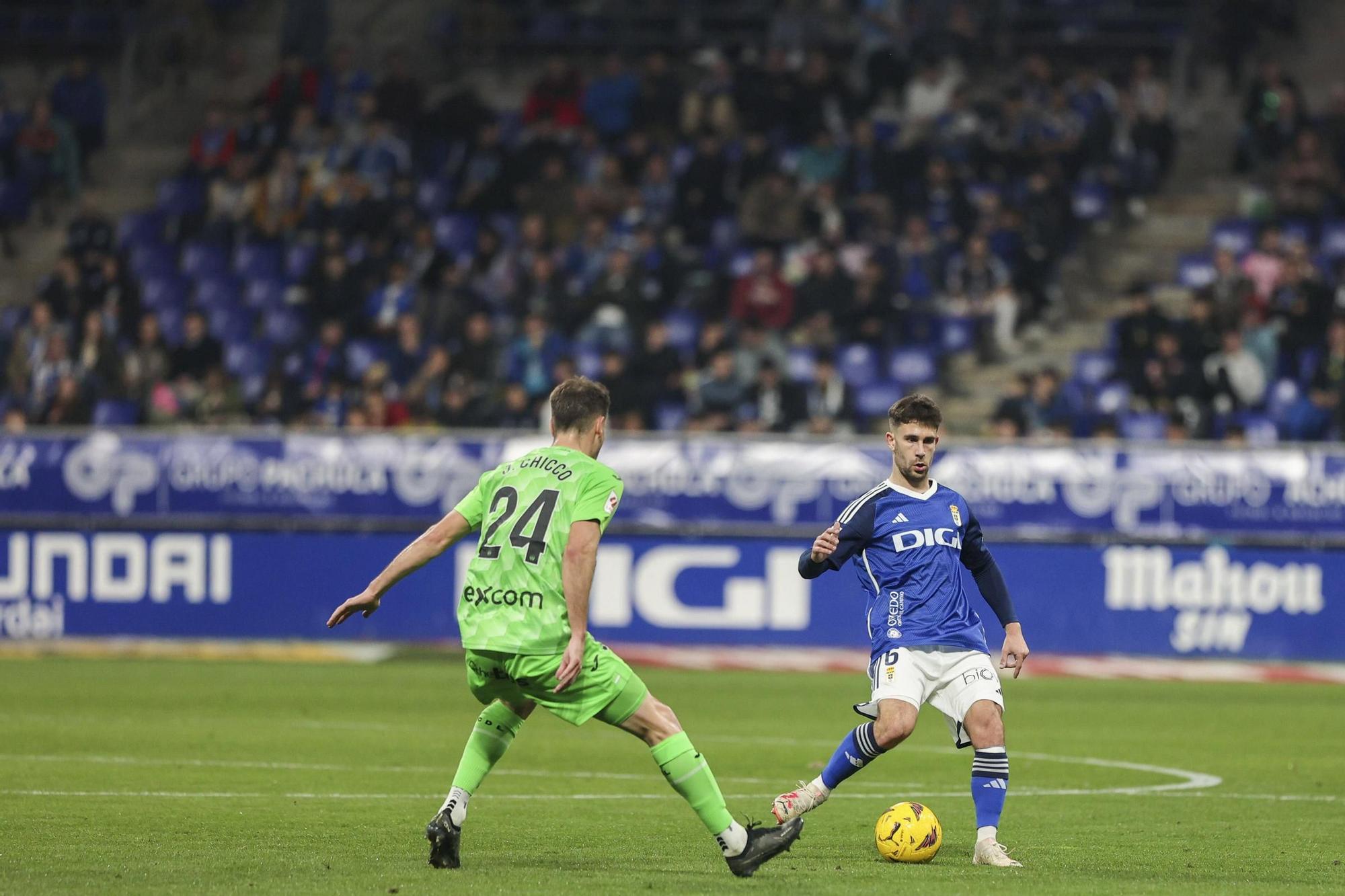 El partido entre el Real Oviedo y el Leganés, en imágenes