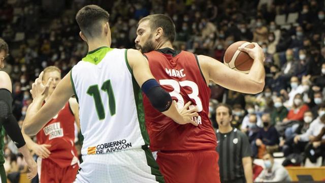 Marc Gasol durante el partido