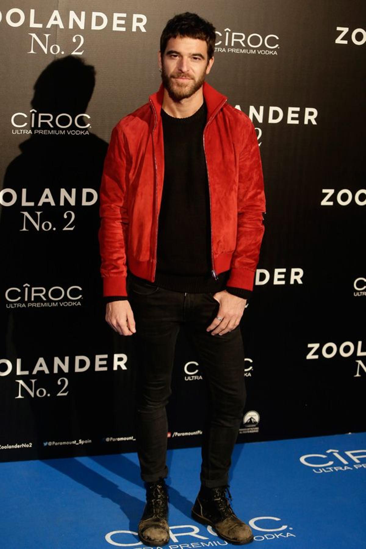 Alfonso Bassave en el estreno de 'Zoolander 2' en Madrid