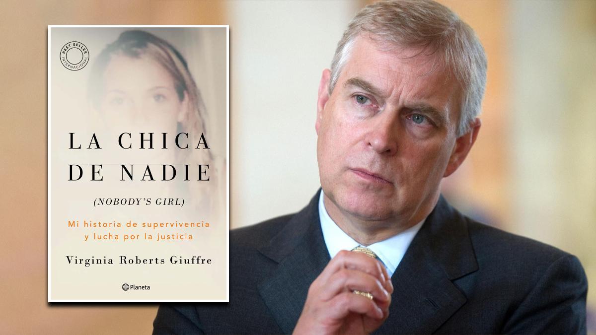 Libro de Virginia Giuffre junto al príncipe Andrés