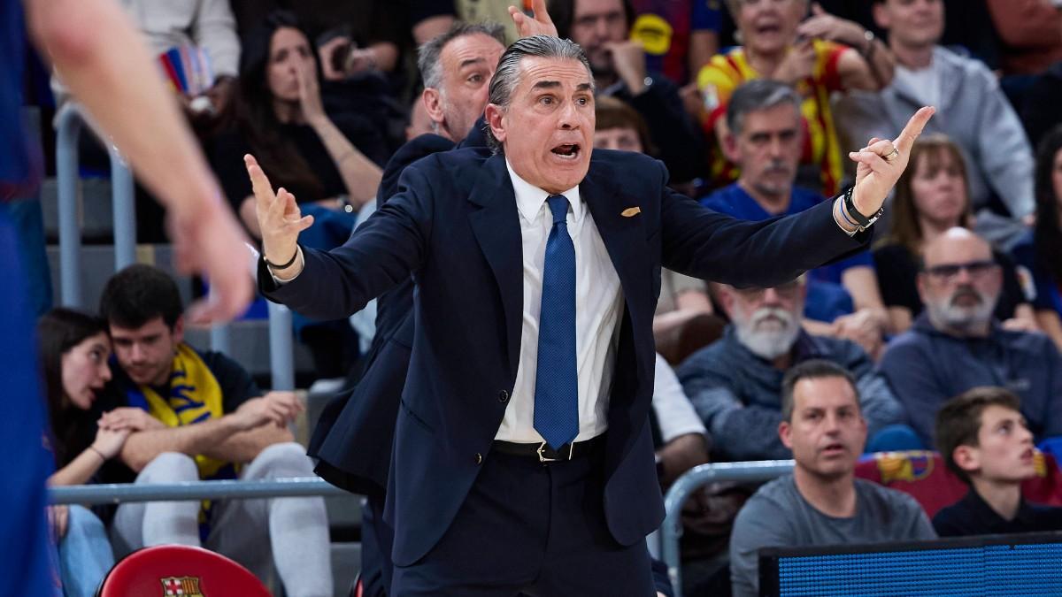 Sergio Scariolo, durante el Clásico