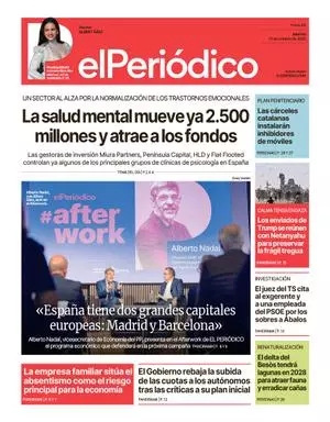 La portada de EL PERIÓDICO del 21 de octubre de 2025