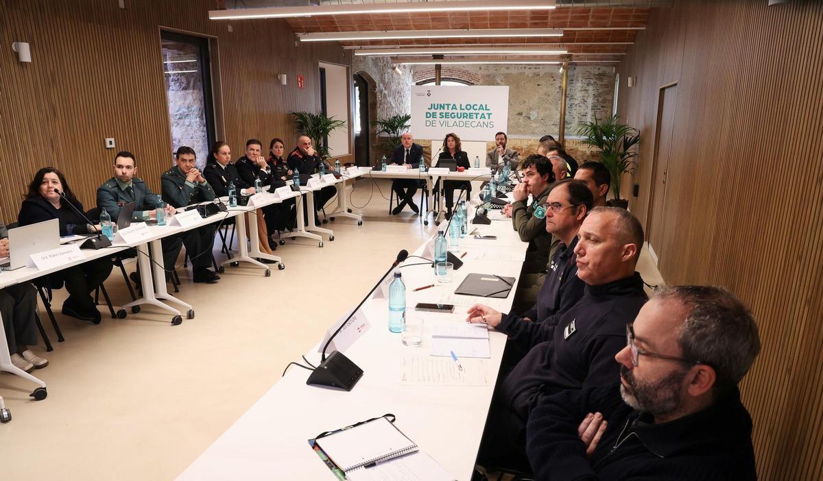 Reunión de la Junta de Seguridad Local de Viladecans.
