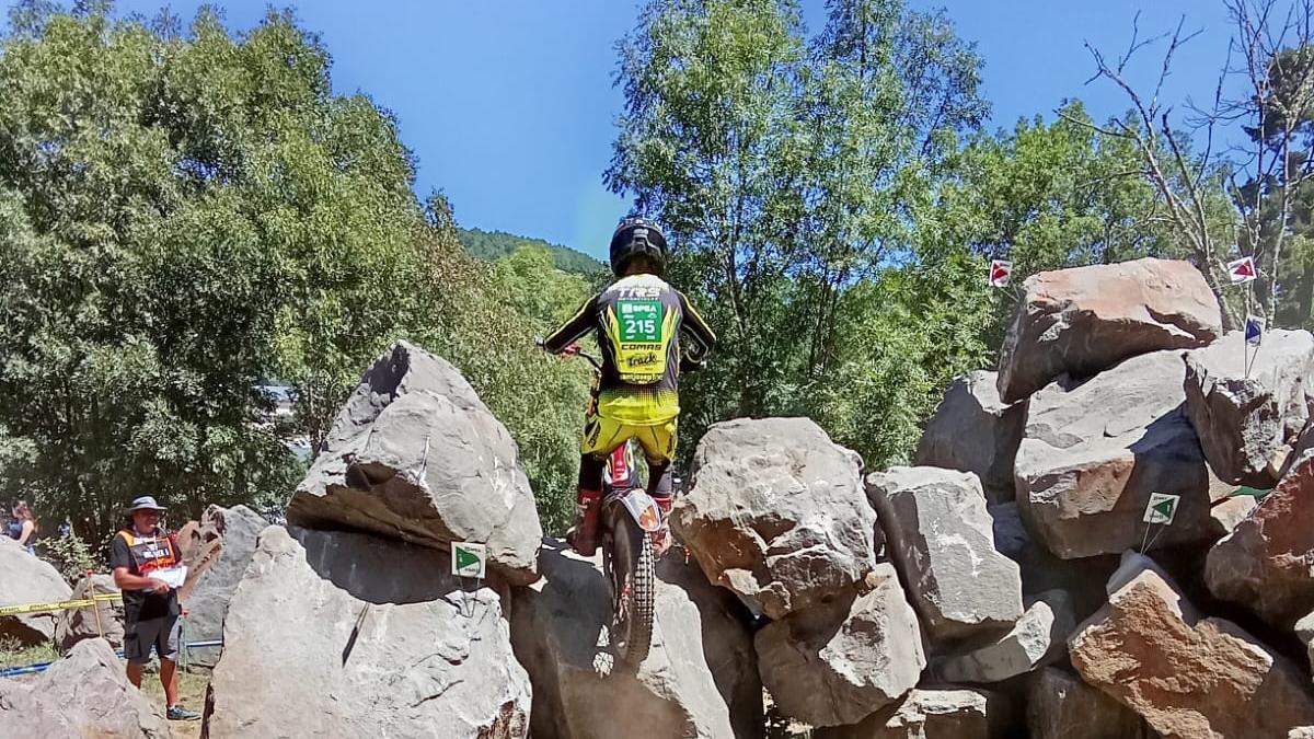 Xicu Marí durante una de las pruebas.