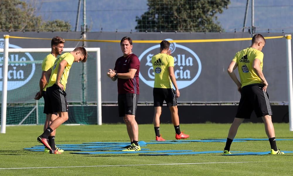 El Celta prepara el duelo ante el Real Madrid