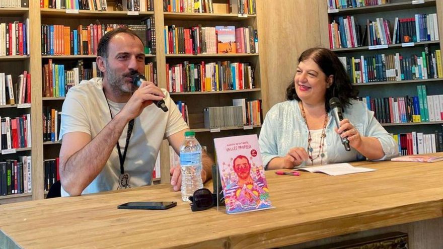 Marcos de la Fuente y la editora Viviana Paletta. |  M.F.