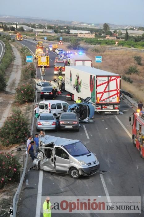 Grave accidente en Sangonera la Seca