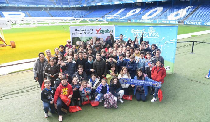 El colegio Sagrada Familia en Valores Branquiazuis